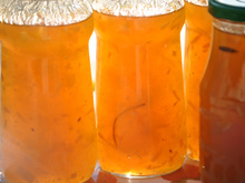 Confiture de citre à l'orange et vanille
