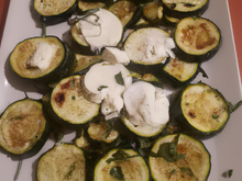 Courgettes au chèvre frais