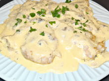 Escalopes de poulet à la crème