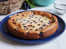 Clafoutis aux raisins frais