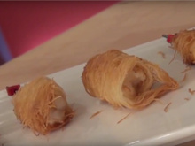 Croustillant de langoustine en kadaïf