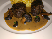 Faux filet, sauce aux morilles