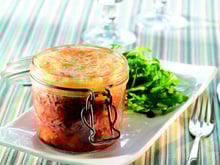 Bocal de Parmentier de Canard et Confit d'Aubergines