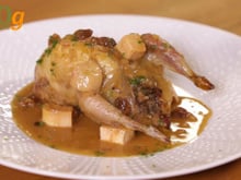 Cailles farcies au foie gras