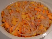 Gratin de mangues et butternut