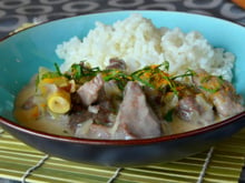 Fricassée d'agneau à la thaï