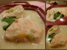 Blanquette de saumon à la vanille