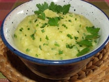 Purée de courgettes économique