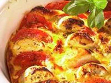 Flan de tomates au chèvre