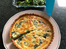Quiche au saumon et aux épinards