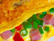 Omelette en surprise Montmorency