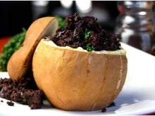 Pommes rôties au boudin noir