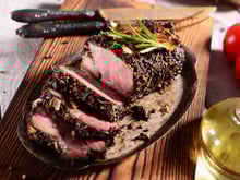 Rôti de sanglier sauce grand veneur