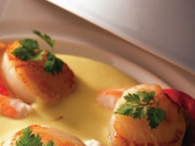 Velouté de poisson et Coquilles Saint Jacques