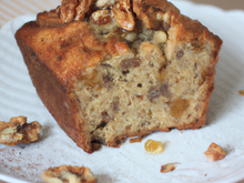 Cake à la fourme d'ambert et aux noix