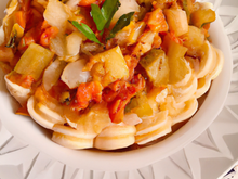 Macaronis aux légumes et Kiri