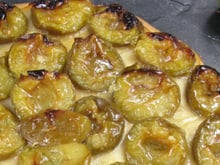 Tarte caramélisée à la Reine-Claude