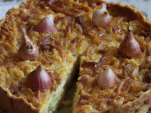 Tourte au cantal (sans pommes de terre)