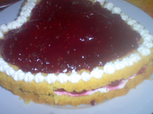 Cœur aux framboises