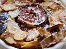 Clafoutis de saison, figues-miel
