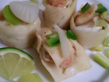 Petites papillotes de poulet aux poireaux primeurs