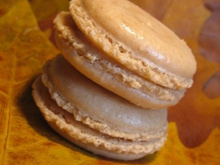 Macarons à la châtaigne et à la pomme
