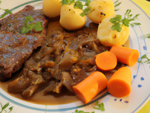 Bœuf miroton à la chalossaise