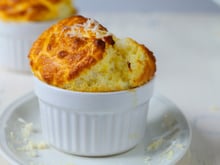 Recette Soufflé au jambon et au fromage