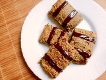 Biscuits vegan et fitness à la banane et au chocolat