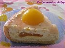 Entremet à l'abricot et à la vanille