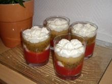 Verrines aux fruits et crème chantilly