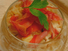 Crozets au beaufort et jambon cru