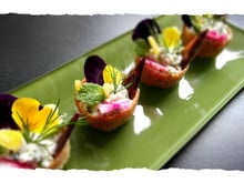 Bouchées cottage cheese et crème d'artichaut