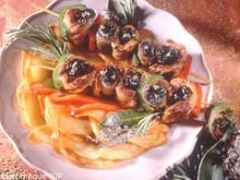 Brochettes de pruneaux farcis