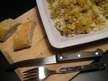 Poulet à la créole à la banane et aux noix de cajou