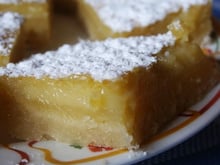 Carrés au citron maison