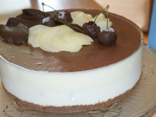 Bavarois poire vanille