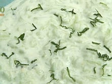 Raïta au concombre et à la menthe