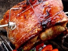 Carré de porc au barbecue