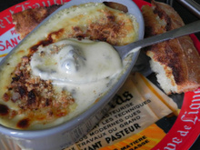 Escargots au Maroilles et à la crème d'ail