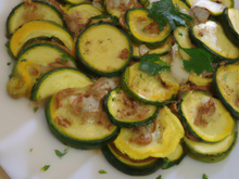 Courgettes au plat