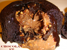 Coulant chocolat cœur ferrero rocher