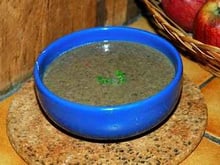 Soupe aux champignons des bois