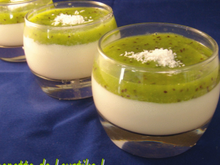 Panna cotta aux kiwis