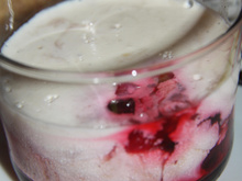Panna cotta aux fruits rouges