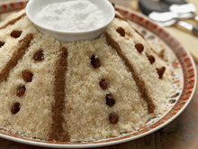 Couscous sucré à la cannelle - Seffa