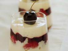 Tiramisu à la confiture de chataîgne & vanille et à la cerise