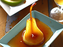 Poire au caramel au Vouvray
