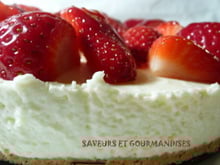Cheesecake aux fraises facile