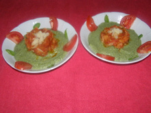 Purée de brocolis aux amandes effilées (basses calories)